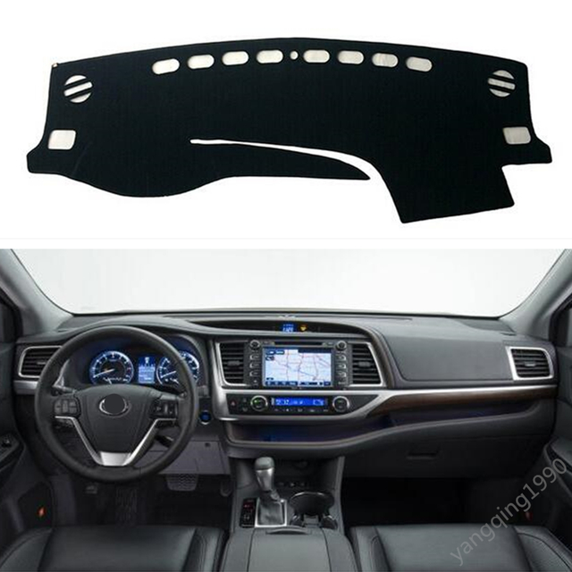 For Toyota Highlander 2017 2018 2019 Dashboard Dash Mat DashMat Sun