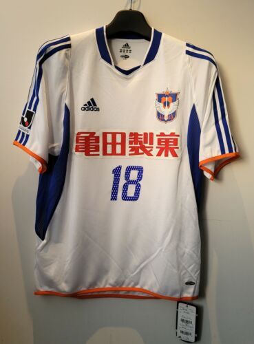 adidas Albirex Niigata Jersey XL Orange Striped MOTOKI #27 Soccer