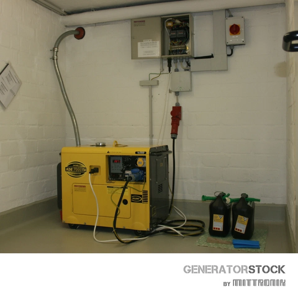 PRAMAC PMD5000s Diesel Stromerzeuger 5 kW leise Notstromaggregat Einfamilienhaus - Bild 4 von 4