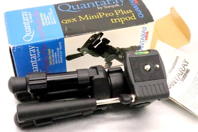 Quantaray by Sunpak QSX Mini Pro Plus Light Duty Tripod w/ Box & Instructions