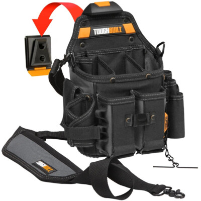 TOUGHBUILT TB-CT-114 Journeyman Electrician Pouch Shoulder Strap Tool Belt Bag