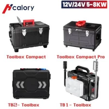 Hcalory 8KW Diesel Air Heater 12V24V110V W/ bluetooth For Car Boat Truck Bunk RV