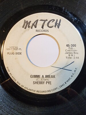 Sherry Pye - Gimme A Break / Ask The Girl Who Knows -Match VG F289
