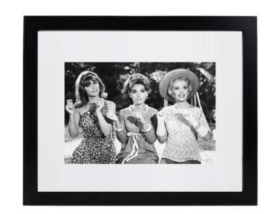 Mary Ann Ginger Mrs Howell Gilligan's Island TV Show Matted Framed Picture Photo