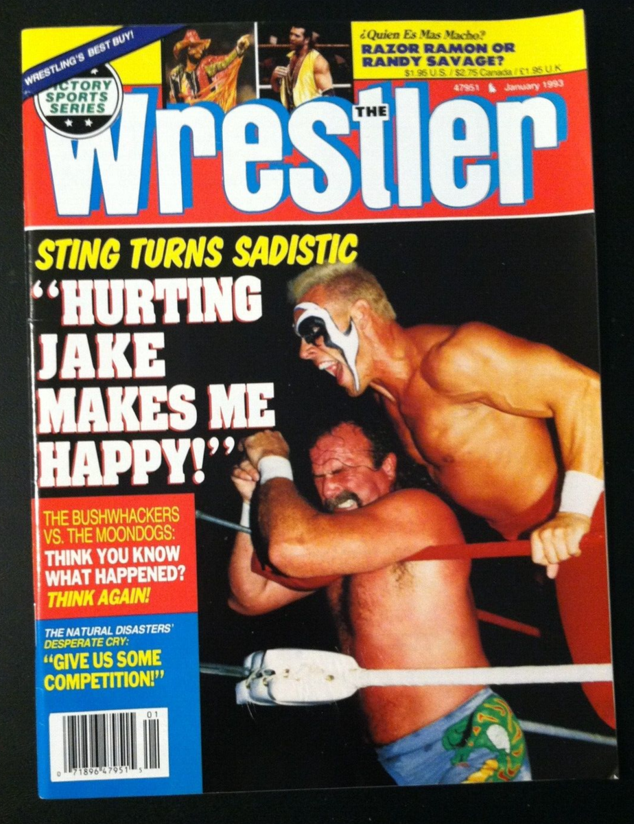 The Wrestler Magazines January- April 1993 Set of Used VGC/GC
