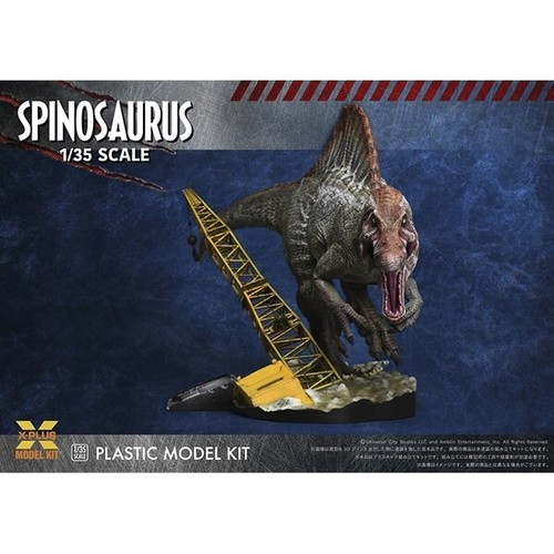 X-PLUS Jurassic Park III Spinosaurus 1/35 Scale Plastic Model Kit Needs Assembly - Picture 5 of 10