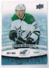 2014-15 UPPER DECK ICE PREMIERES PATRIK NEMETH ROOKIE 261/999 DALLAS STARS #100