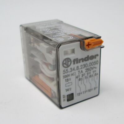 FINDER 55.34.8.230.0050 Monostabiles Relais 230 V AC 7 A #SK-87-2