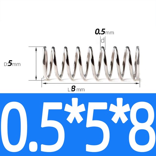 Compression Spring Steel 0.2 - 1mm Wire Dia 2mm - 12mm OD Small Pressure Springs - Picture 31 of 130