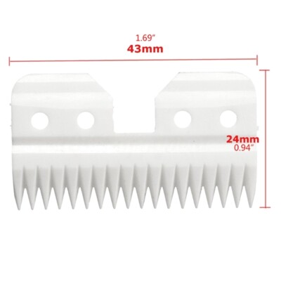 Fast Feed Ceramic Replacement Blades 18 Teeth for A5 Series Pet Grooming Clipper