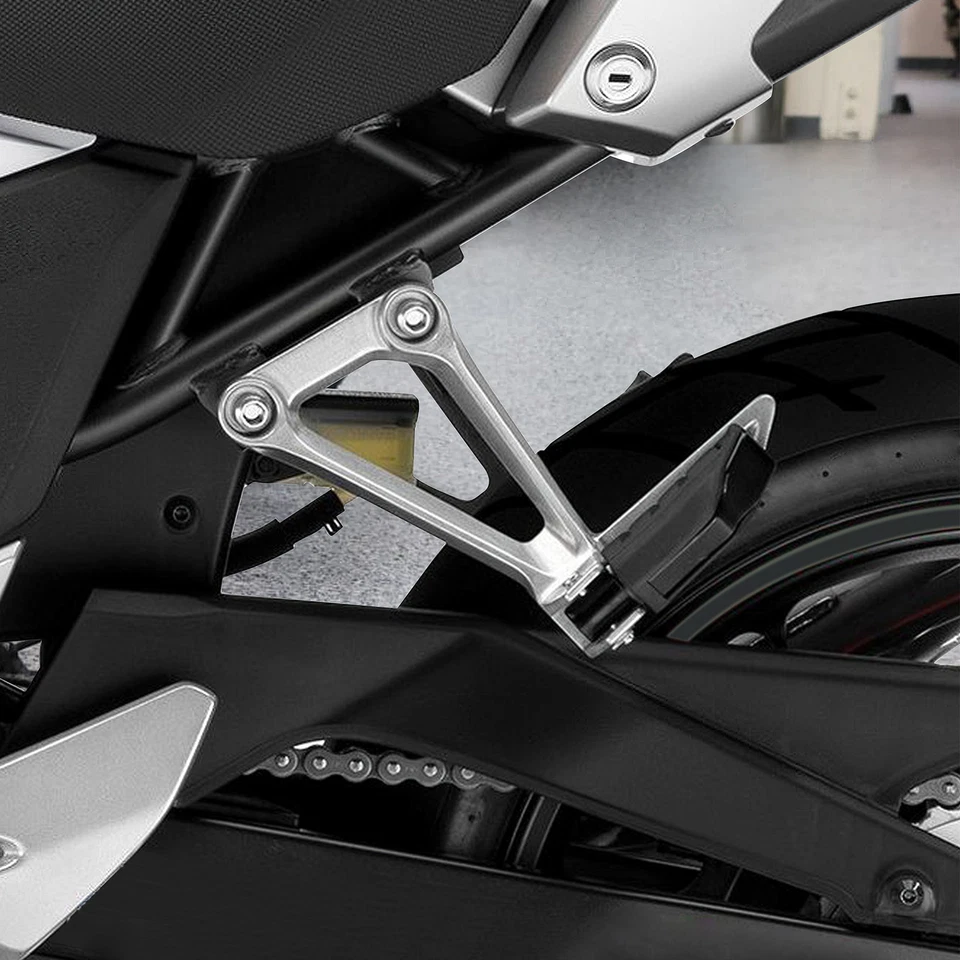 Rear Passenger Foot Pegs Mount Bracket Fit For Honda CB500X 13-16 CBR500R 13-15 - Image 4 of 4