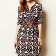 Holding Horses Mira Ikat Tribal Dress Anthropologie Size 4