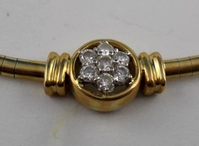 Brillant Collier 750 Gelbgold 0,70 ct Gewicht 26,6 Gramm Stern Design - Bild 1 von 4