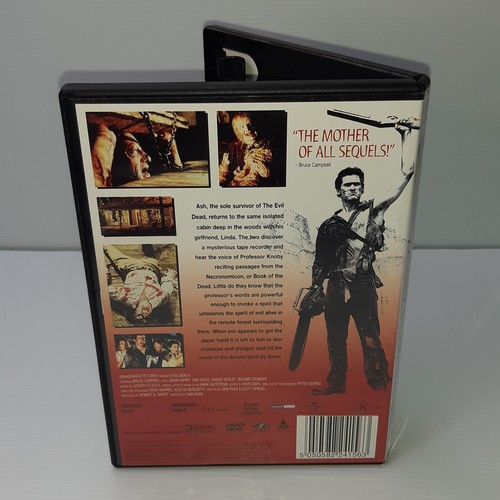 The Evil Dead Ultimate Edition Sam Raimi 2 Disc DVD & Evil Dead 2 All Discs Good - Picture 9 of 10