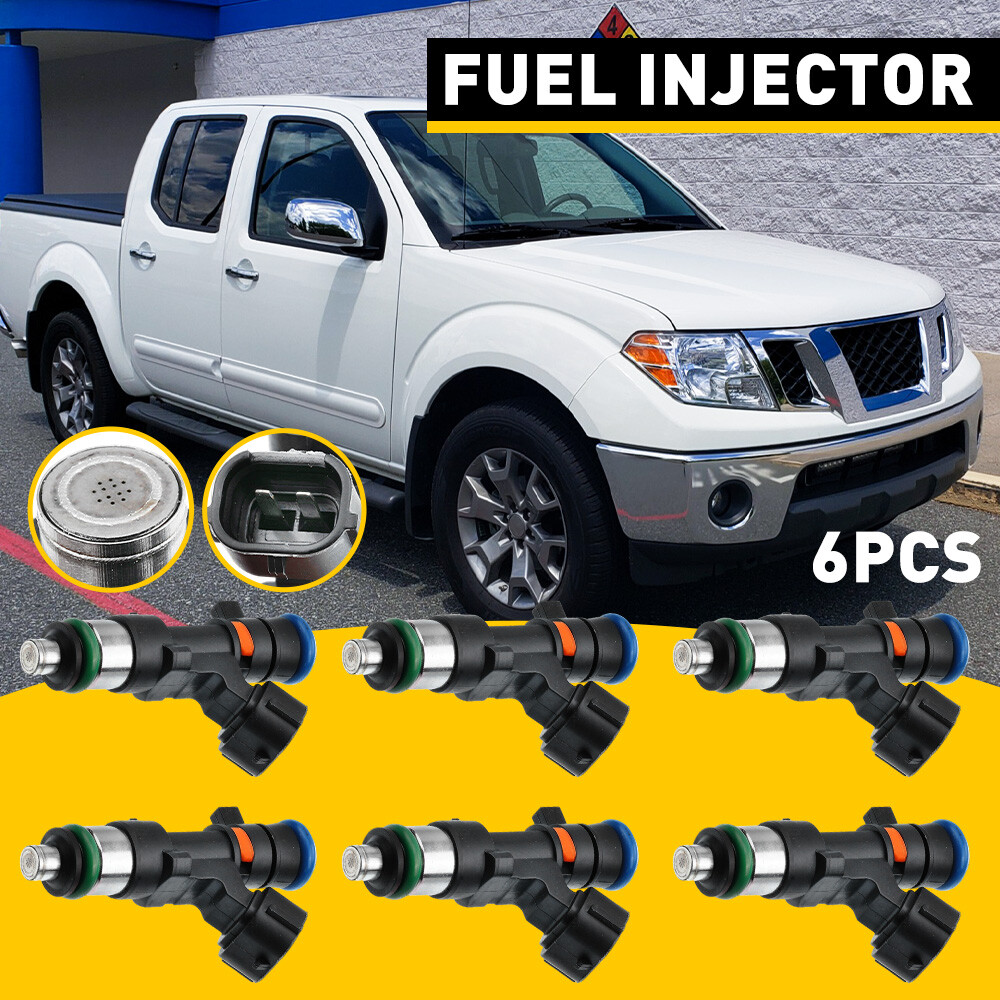 Set of 6 Fuel Injectors For Nissan Frontier Xterra 4.0L 0280158007