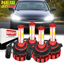 For Honda Accord 2003-2007 Led Headlight Bulbs White Highlow Beam 9005 9006 Kit For Honda Accord 2003-2007 Led Headlight Bulbs White Highlow Beam 9005 9006 Kit