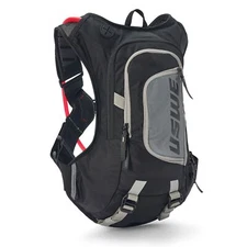USWE MOTO Hydro 8L Hydration Pack w/ 3.0L Bladder Enduro Off Road - Black / Gray