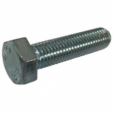 Hexagon Head Set Screw / Bolt Grade 8.8 High Tensile Zinc Plated Steel DIN 933