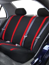 For All Ford Car Seat Cover Red Breathable Extreme Quality