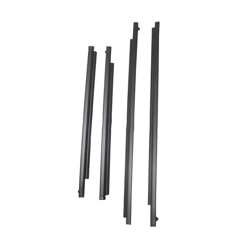  Juego para Toyota 1995 1996-2002 4Runner puerta vidrio exterior tira climática sello de ajuste Foto 4 de 4