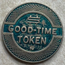 Good - Time Token Fun For All  Colored ? Control ? Arcade game Token T7654