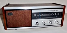 Vintage Sony Solid State AM/FM 9 Transistor 2 Band Radio Model 8F-56W 1970's