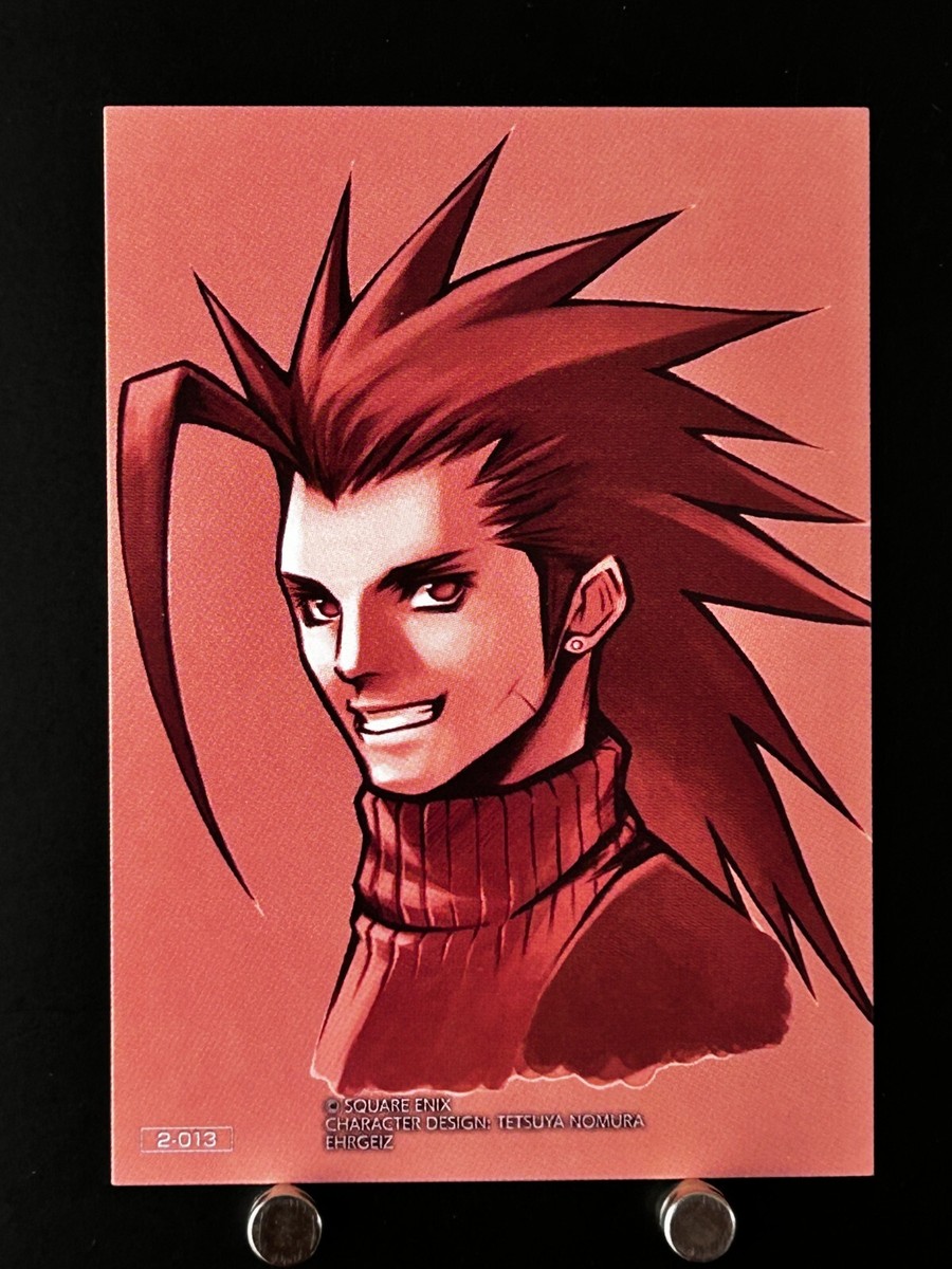 Zack Fair FINAL FANTASY VII Anniversary Art Museum Card 2