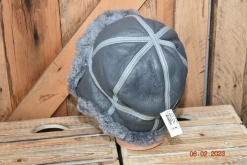 SOMBRERO DE INVIERNO DE PIEL DE OVEJA REAL HECHO A MANO PIEL DE OVEJA CUERO TRAMPERO - Imagen 26 de 33