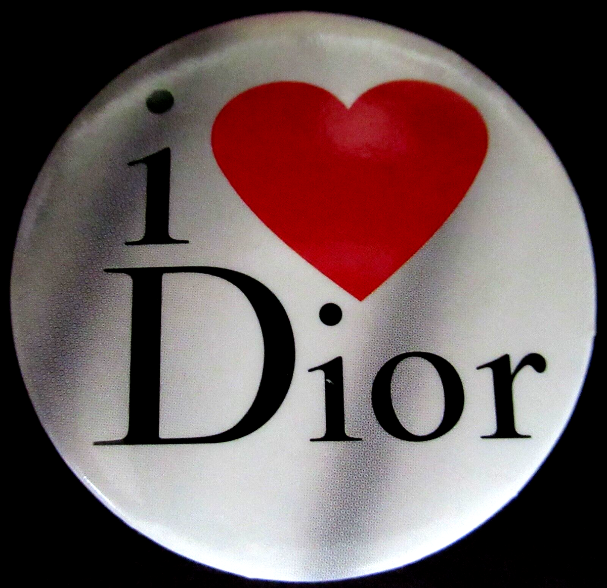I Heart Love Dior Christian Dior Promotional Button Vintage Pin | eBay