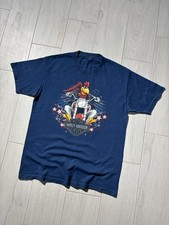Harley Davidson x Looney Tunes T-shirt Vintage 00 s Moto Bike Rare Men s Size L