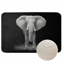 Elephant Bath Mat For Bathroom Bath Rugs Door Mat Non Slip Rubber Backed Bathroo
