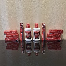 Colgate Optic White Dental Care Lot 10 Pcs Mouthwash Toothpaste Toothbrush Bulk