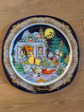 ROSENTHAL Ltd Ed Plate BJORN WIINBLAD Christmas Carols Series 1984 Jingle Bells