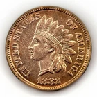 1882 Indian Head Cent 1C AU Details Cleaned Better Looking Copper US Type Coin