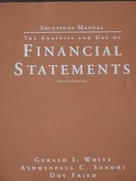 The Analysis & Use of Financial Statements 2e Sol