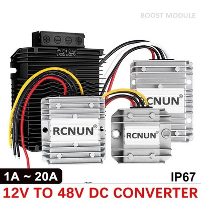 12V-48V DC DC Boost Converter 1A 2A 3A 5A 8A 12.5A 20A Step Up Voltage Regulator