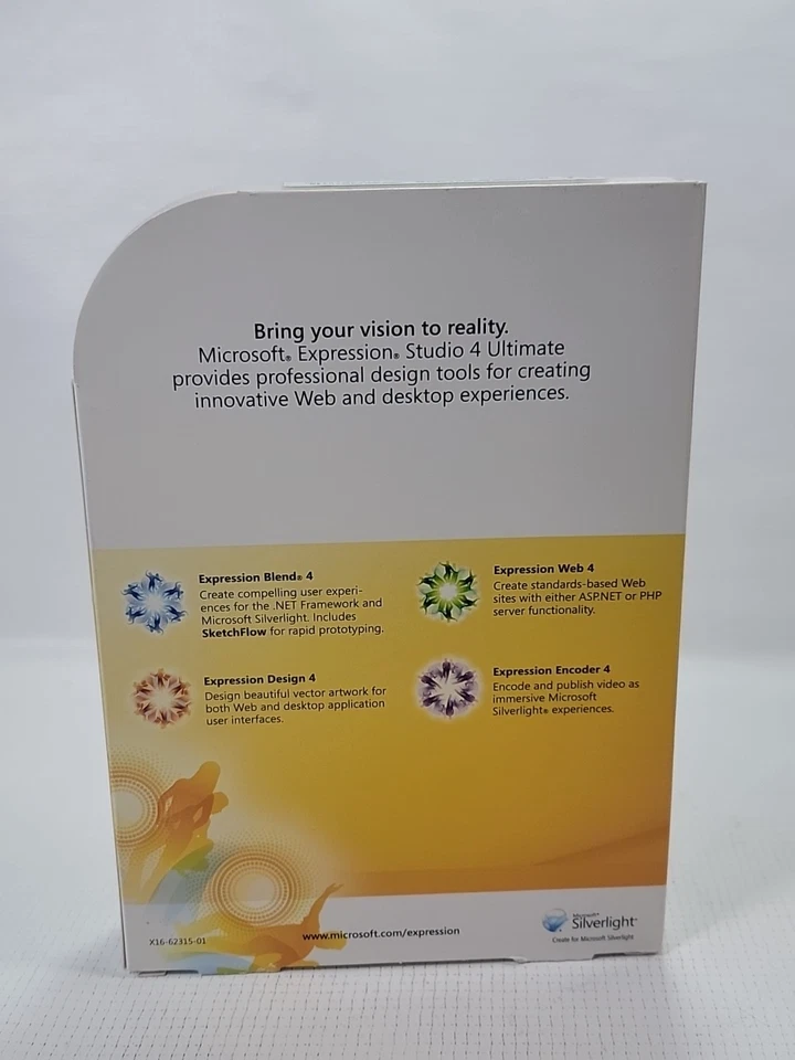 MS Microsoft Expression Studio 4 Ultimate Full English Retail DVD Version - Image 2 of 4