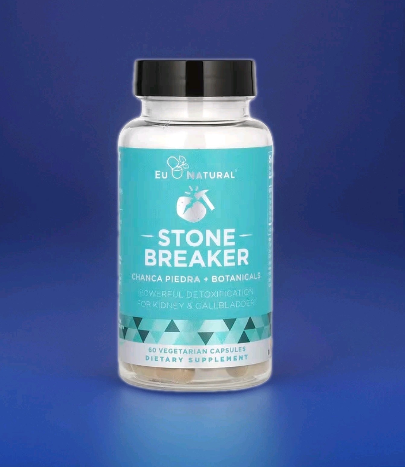 Eu Natural , Stone Breaker, Chanca Piedra, 60 Vegetarian Capsules - Image 2