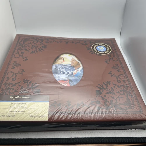 12" x 12" Brown Mega Scrapbook Album by Recollections- 50 Pages