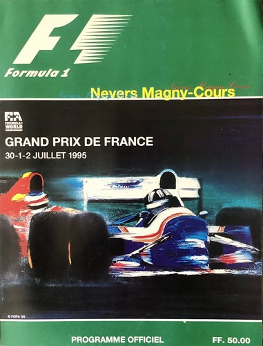 1995 F1 Race Event Programs - Picture 4 of 6