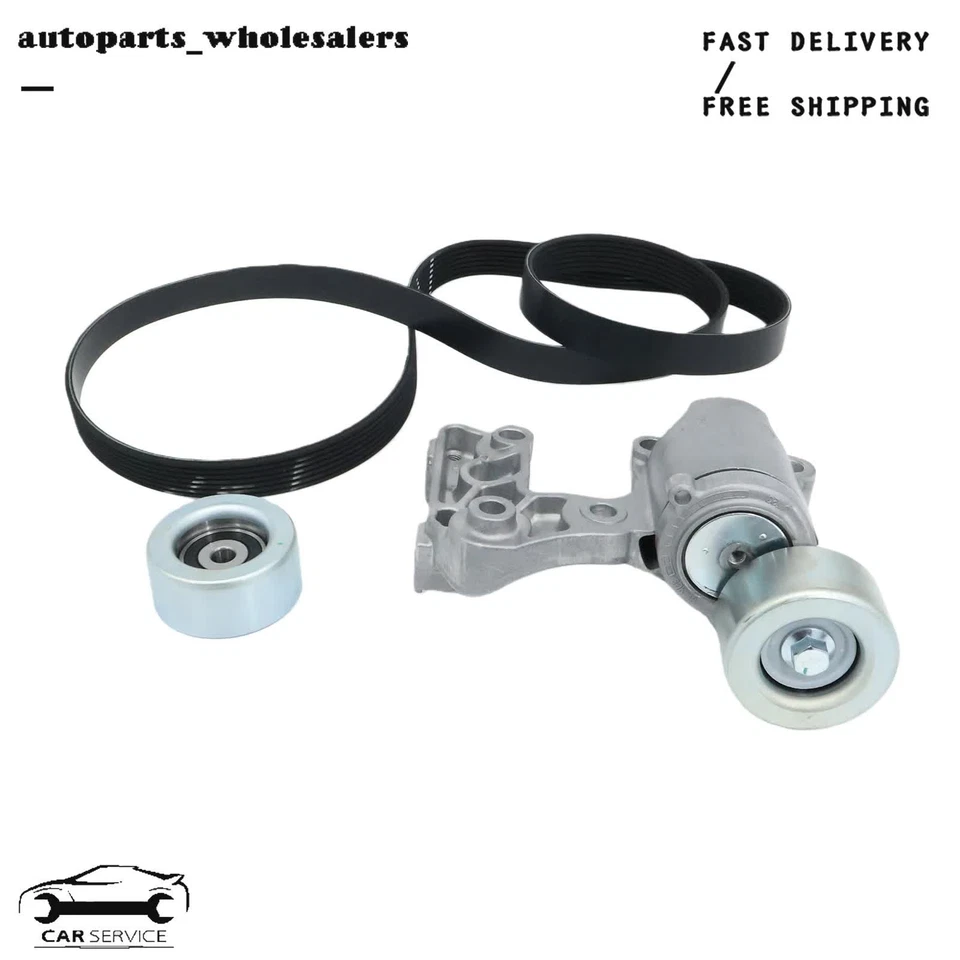 Kit de componentes de cinturón serpentino para Toyota Avalon Camry Highlander Lexus ES350 Foto 2 de 4