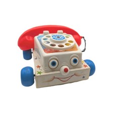 Vintage Fisher Price CHATTER TELEPHONE #747 1985 Clicking Phone Toy Antique WOW
