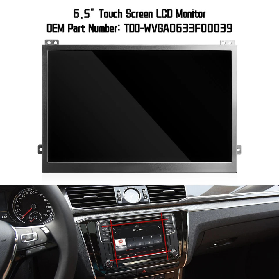 Display touchscreen 6,5'' per radio MIB STD2 NAV foto 3