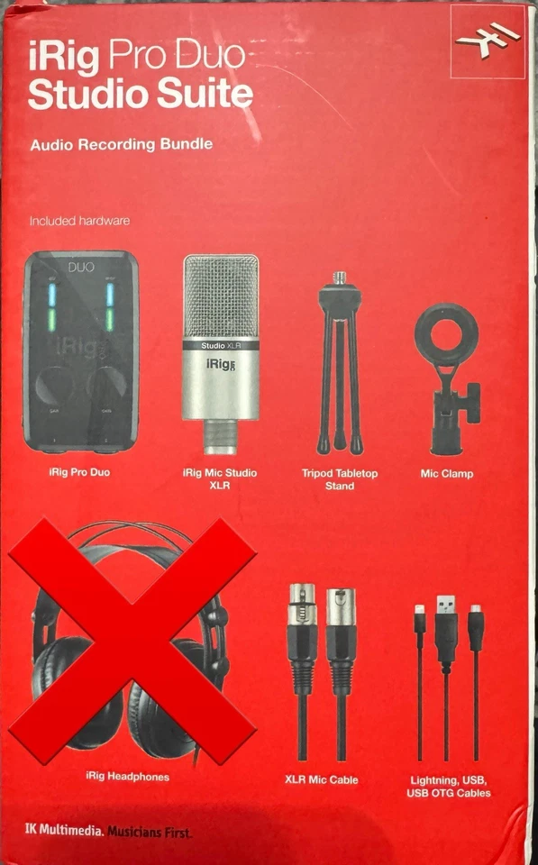 iRig Pro Duo Studio Suite hardware PLUS extras. see photos and description. - Image 3 of 4