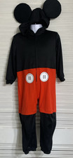 Disney Mickey Mouse Zip Up Hooded Ears Coverall Costume, Toddler 3-4
