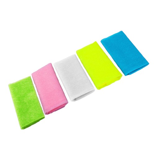 5 Stück Nylon Badetuch Rückenschrubber Körperpeeling Tuch Dusche - Bild 8 von 8