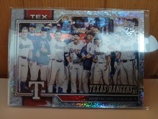2026 Topps Series 1 Texas Rangers Team Card #258 Rainbow Foil Parallel