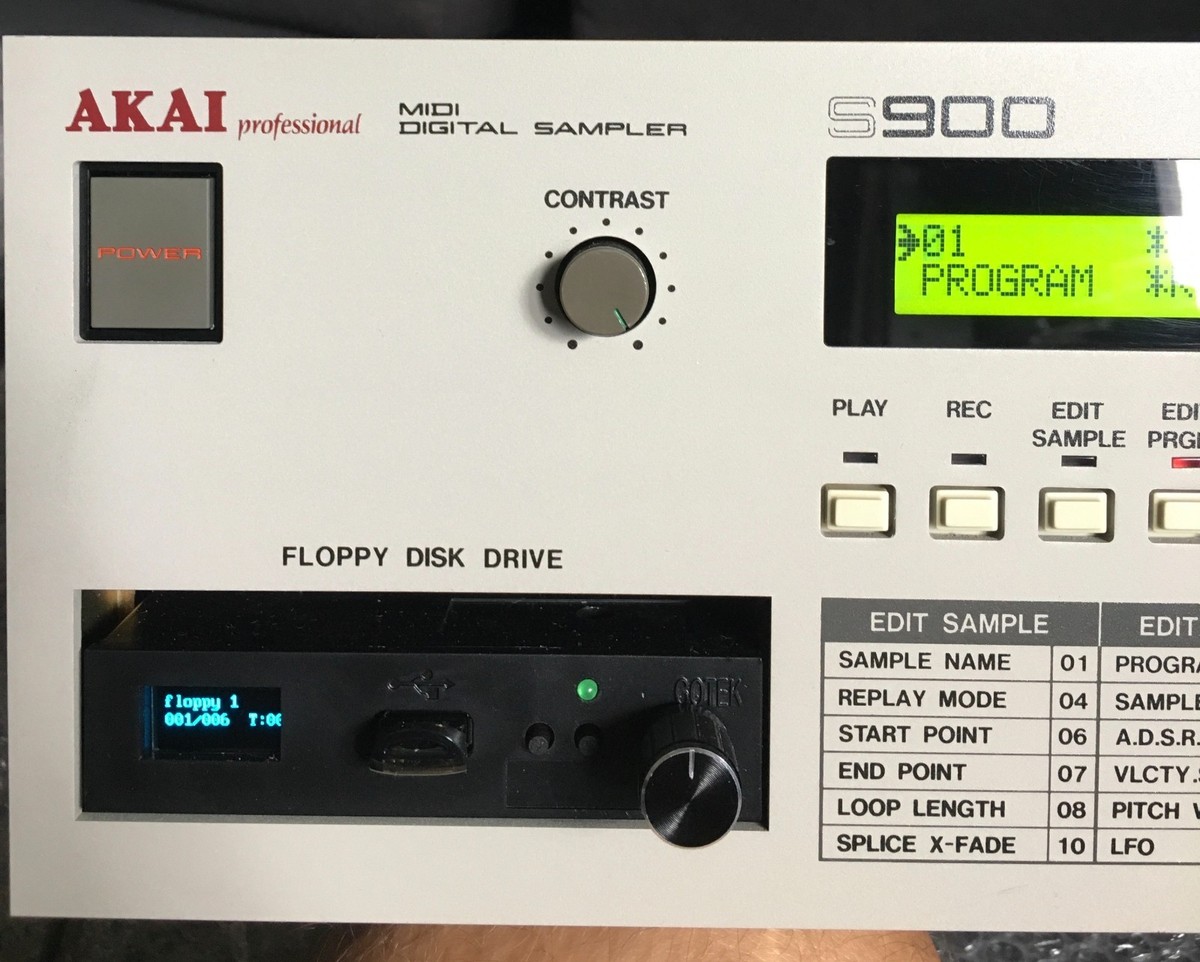 配信機器・PA機器・レコーディング機器 akai s900 midi digital sampler Akai S900 MIDI Digital Sampler