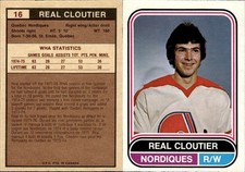 1975-76 O-Pee-Chee SET BREAK WHA #16 Real Cloutier NMMT