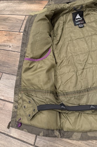 BURTON Dhaka covert jacket living lining insulated camo jacket Mens Size XS - Picture 8 of 17